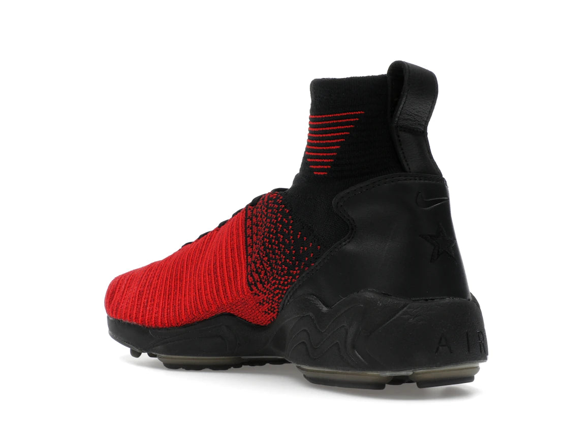 Nike Mercurial XI Flyknit University Red Black - vue secondaire B