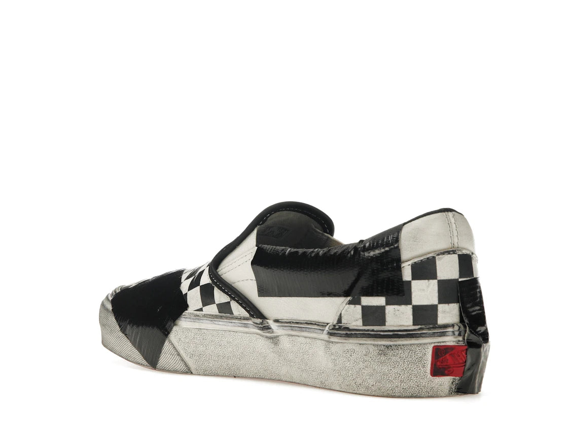 Vans Classic Slip-On VLT LX Lux Duct Tape Checkerboard - vue secondaire B