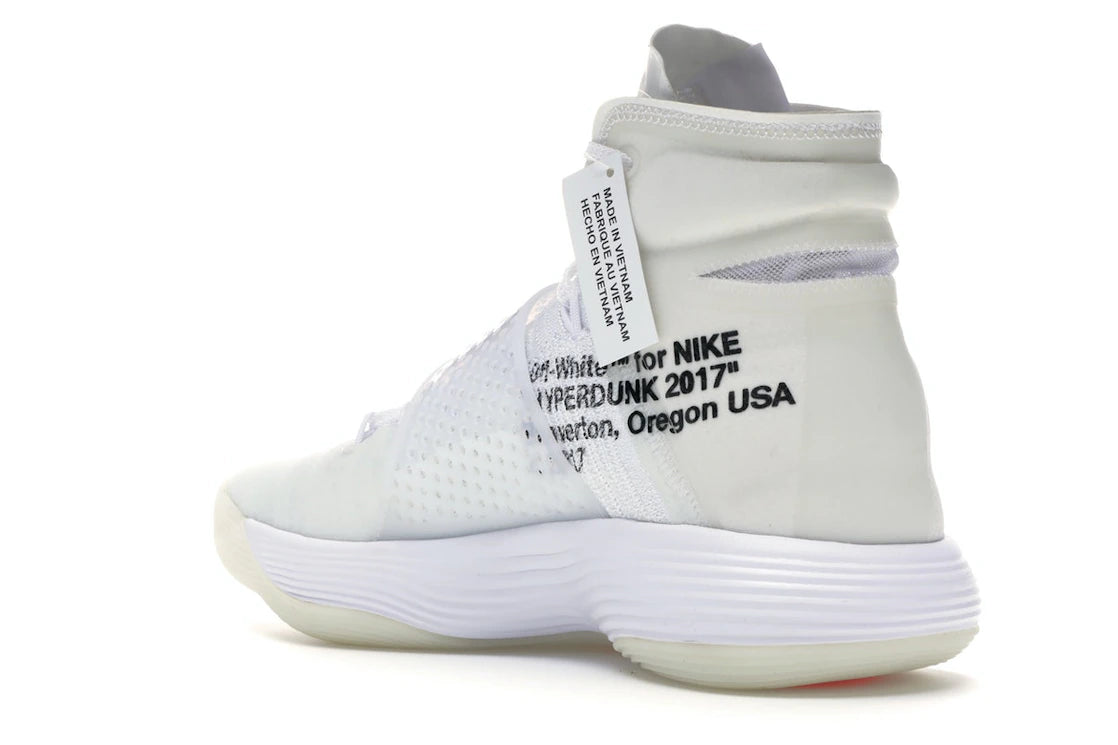 Nike React Hyperdunk 2017 Flyknit Off-White - vue secondaire B