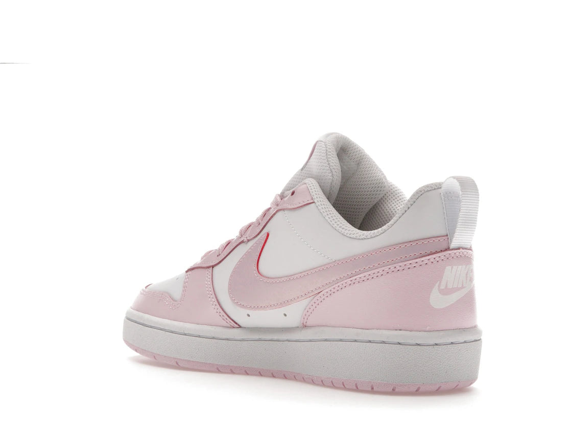 Nike Court Borough Low 2 SE White Pink Foam (GS) - vue secondaire B