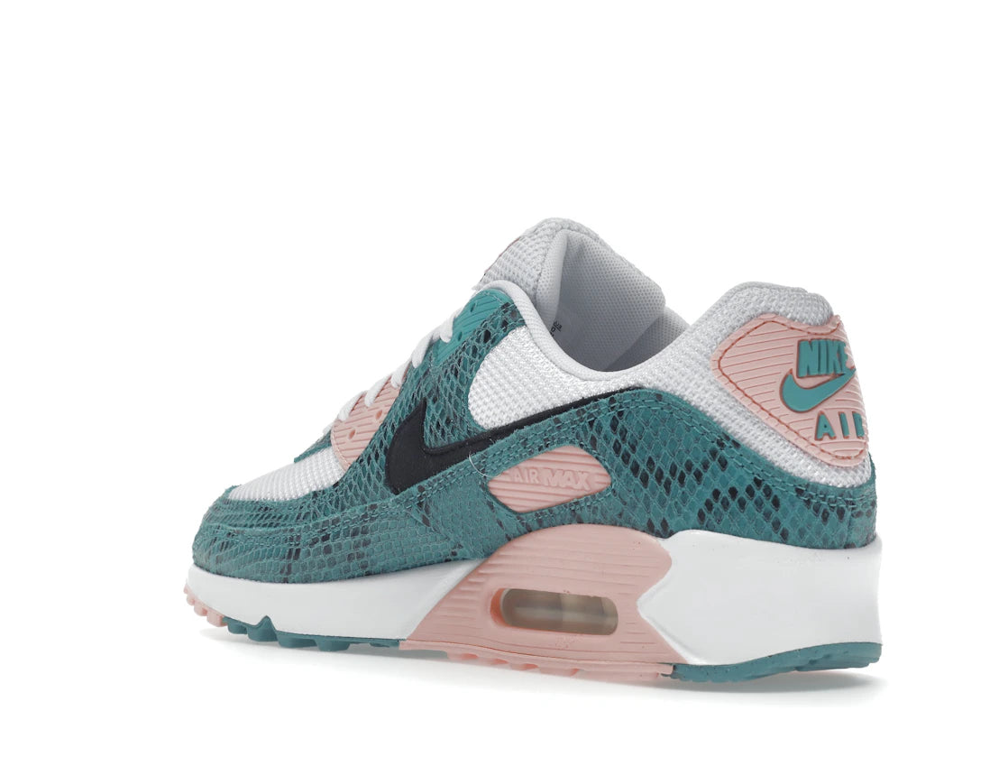 Nike Air Max 90 Washed Teal Snakeskin - vue secondaire B