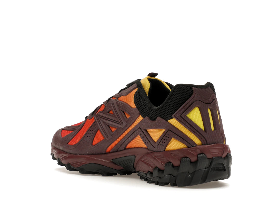 New Balance 610 Burgundy Lemon Zest - vue secondaire B