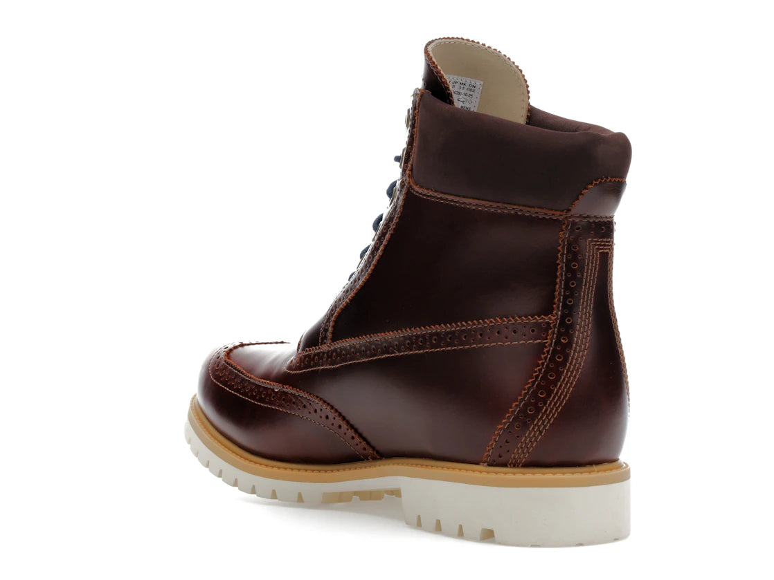 Timberland 6" Premium Brogue Boot Medium Brown Wingtip - vue secondaire B