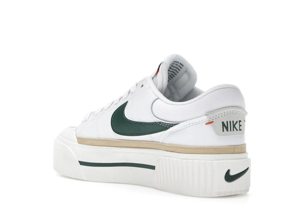 Nike Court Legacy Lift White Sail Sesame Fir (Women's) - vue secondaire B