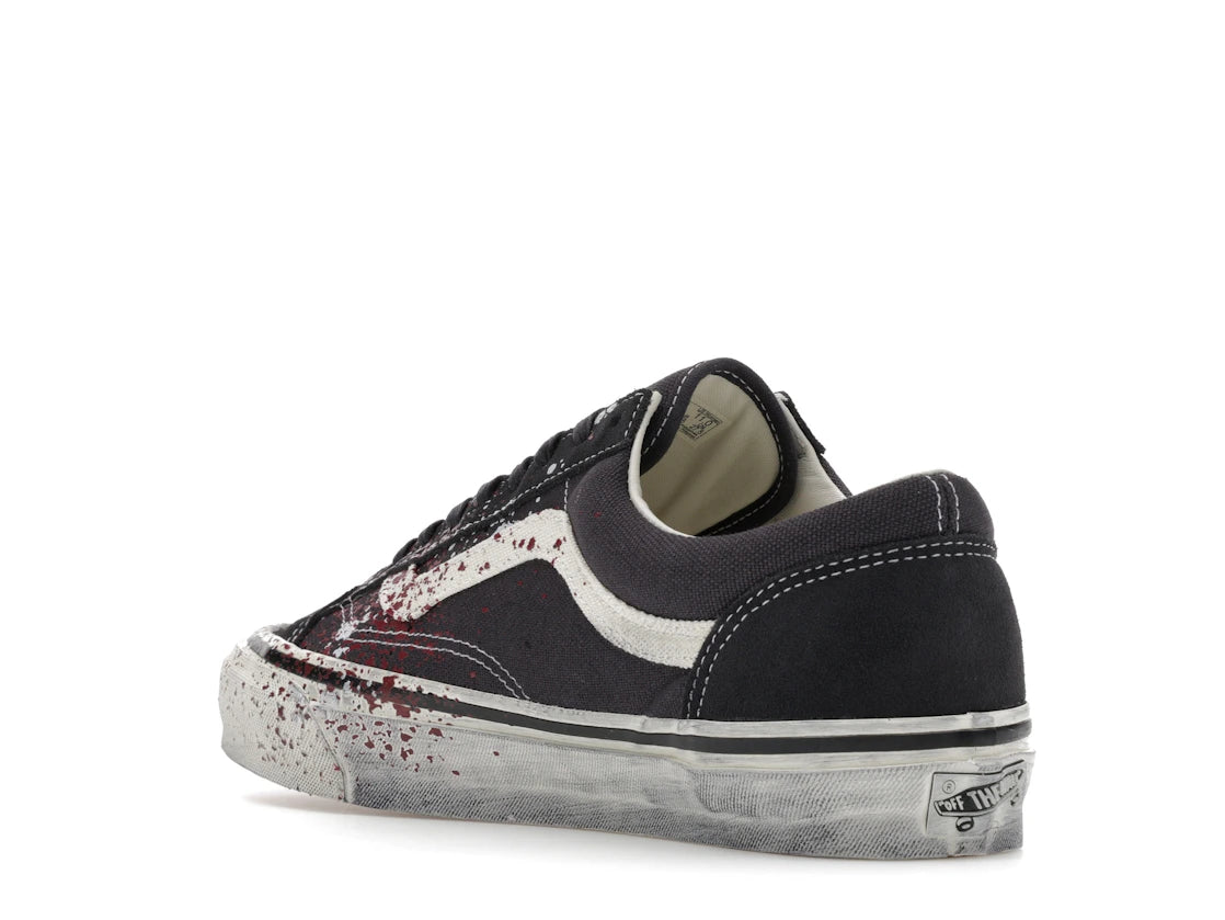 Vans Premium Old Skool 36 Paint Splatter Charcoal Grey - vue secondaire B