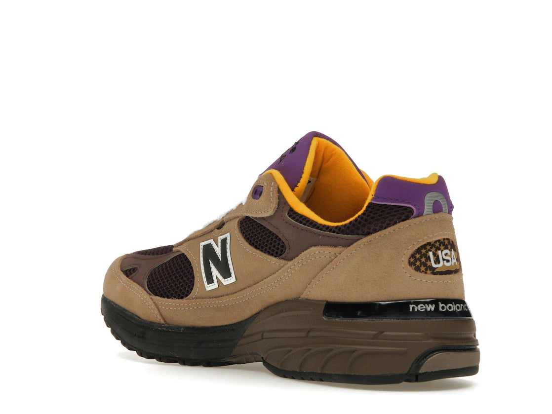 New Balance 993 MiUSA Mushroom Midnight Violet - vue secondaire B