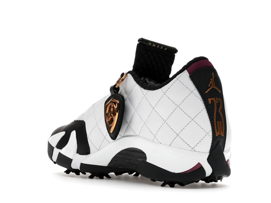Jordan 14 Retro Golf NRG Bordeaux - vue secondaire B