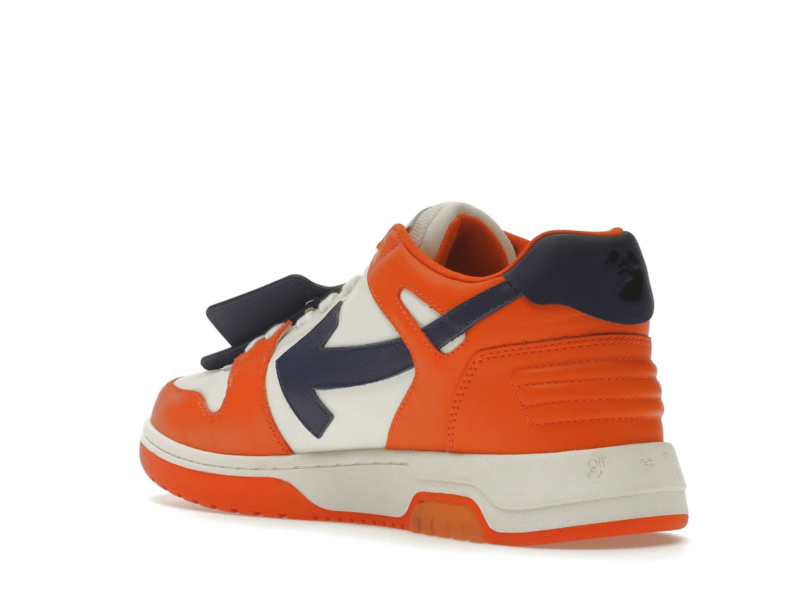 OFF-WHITE Out Of Office OOO Low Tops White Orange Blue - vue secondaire B
