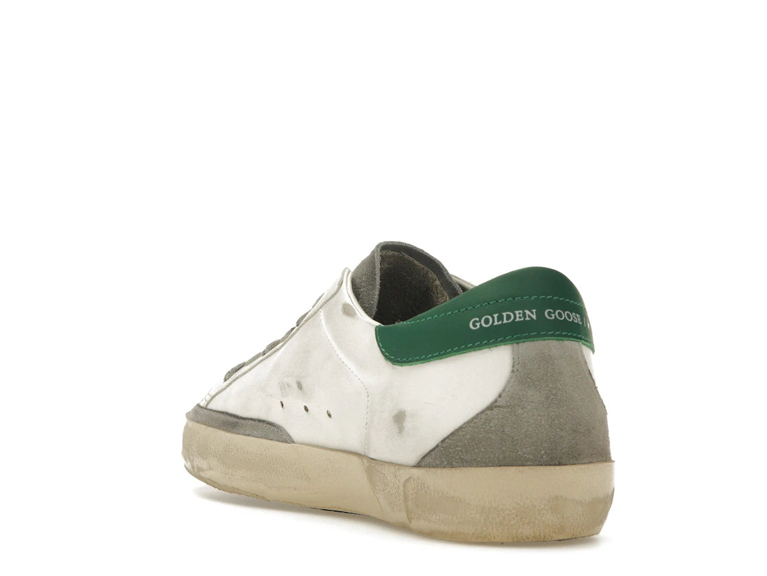 Golden Goose Super-Star White Silver Green - vue secondaire B
