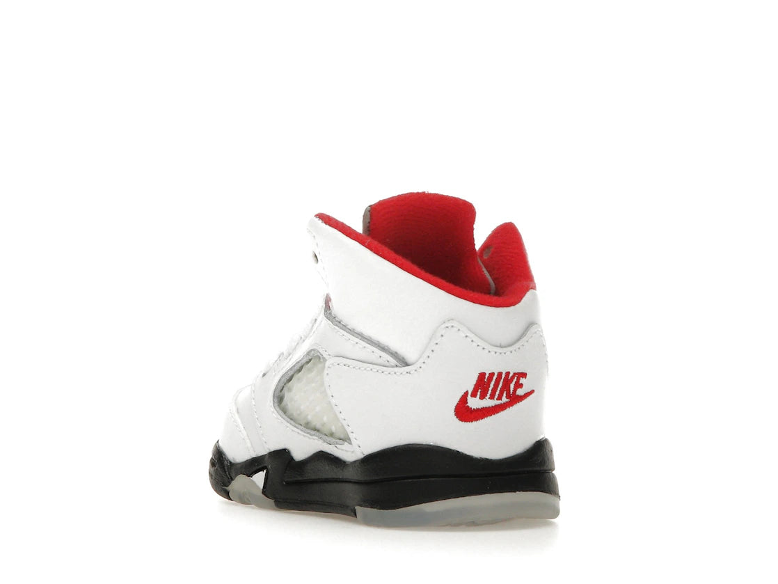 Jordan 5 Retro Fire Red Silver Tongue (2020) (TD) - vue secondaire B