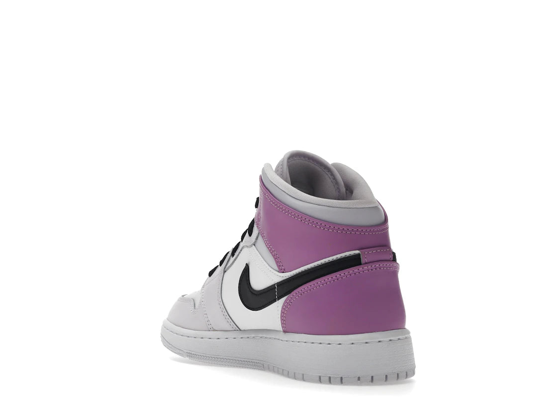 Jordan 1 Mid Barely Grape (GS) - vue secondaire B