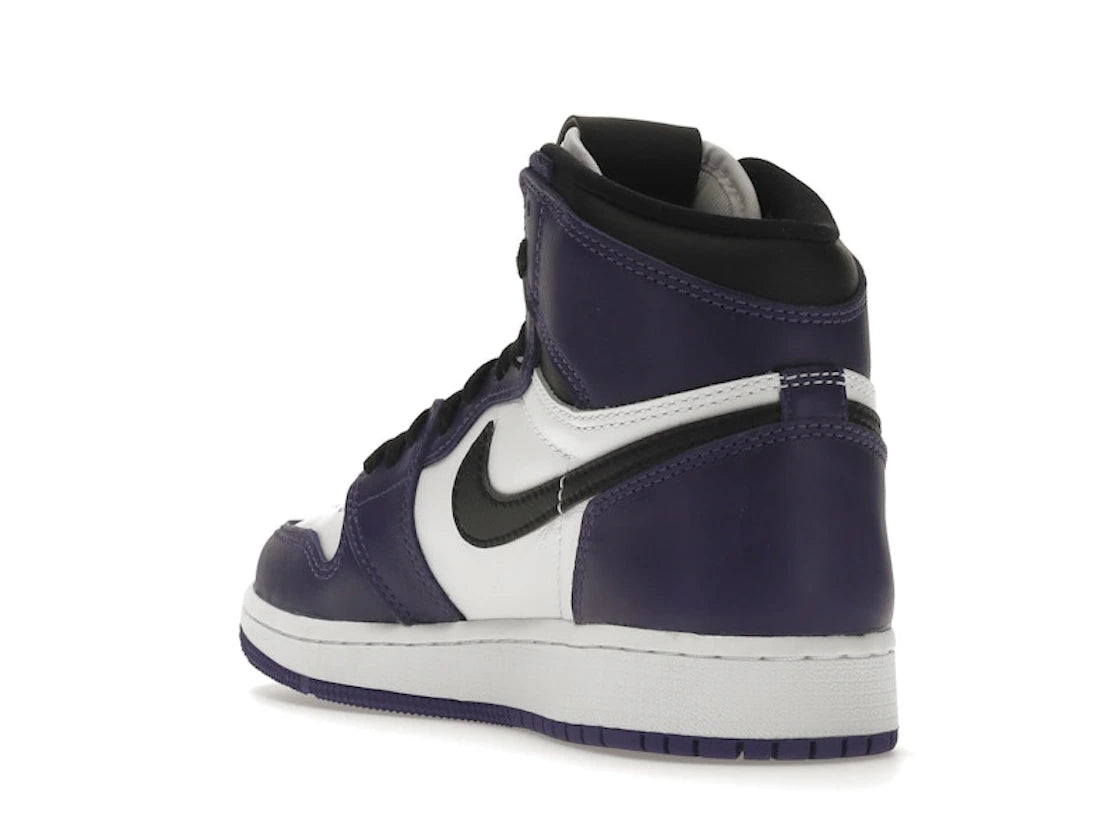 Jordan 1 Retro High Court Purple White (GS) - vue secondaire B