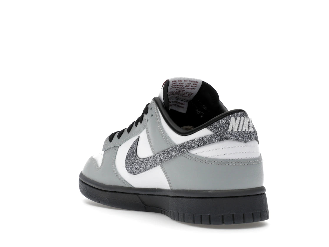Nike Dunk Low LX Glitter Swoosh White Light Smoke Grey (Women's) - vue secondaire B
