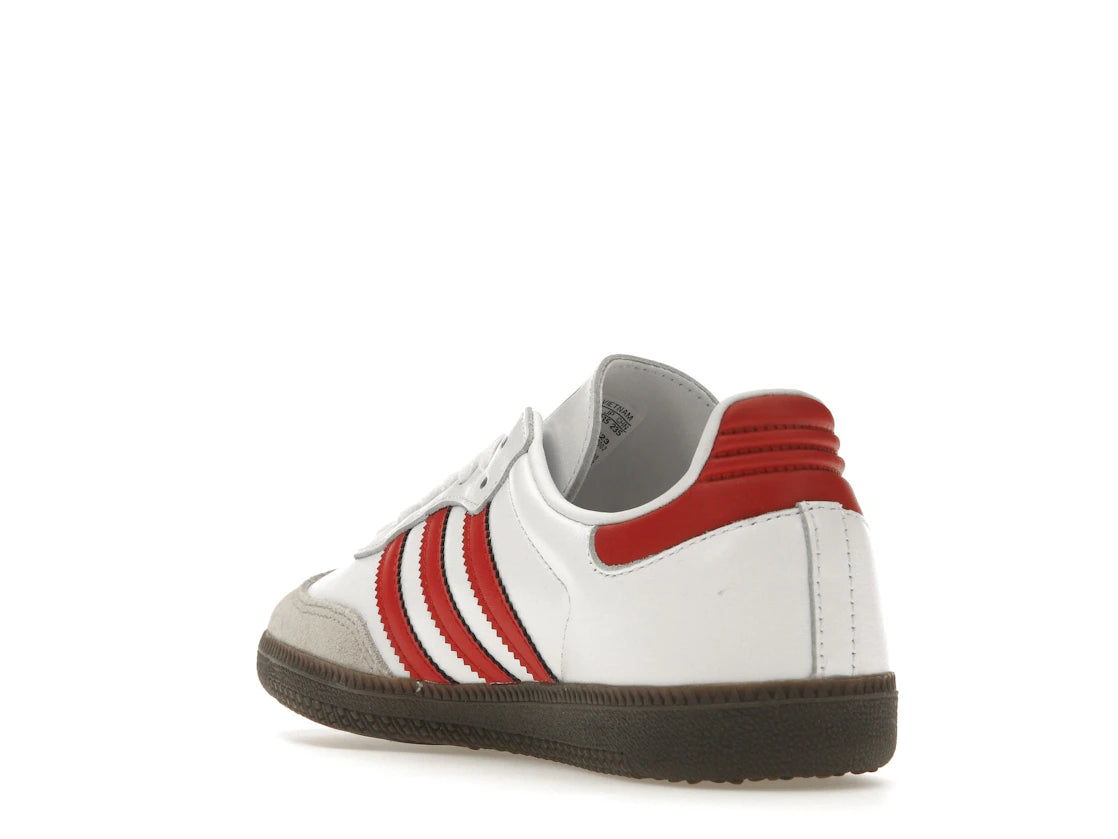 adidas Samba OG Weiß Better Scarlet - vue secondaire B