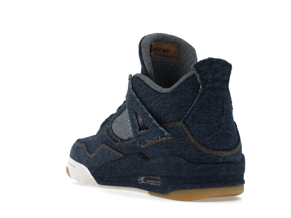 Jordan 4 Retro Levi's Denim (Blank Tag) - vue secondaire B