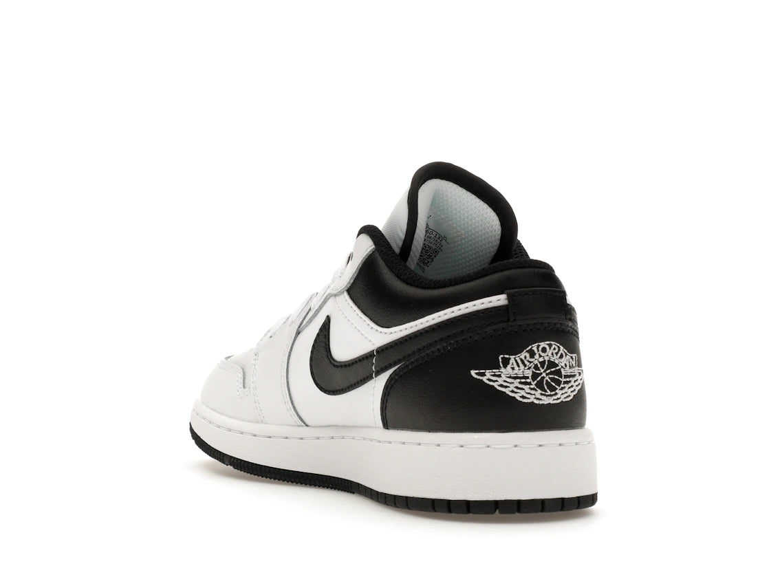 Jordan 1 Low White Black (GS) - vue secondaire B