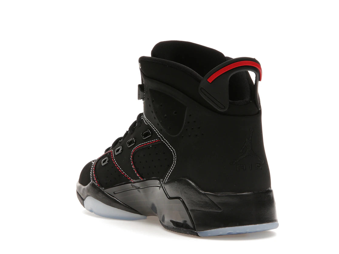 Jordan 6-17-23 Black White Red Contrast Stitching - vue secondaire B