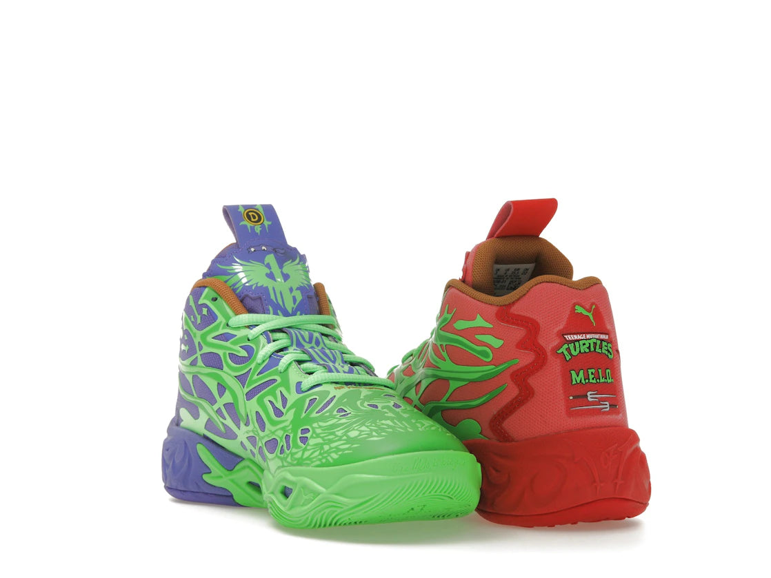 Puma LaMelo Ball MB.04 Teenage Mutant Ninja Turtles Raphael and Donatello (GS) - vue secondaire B