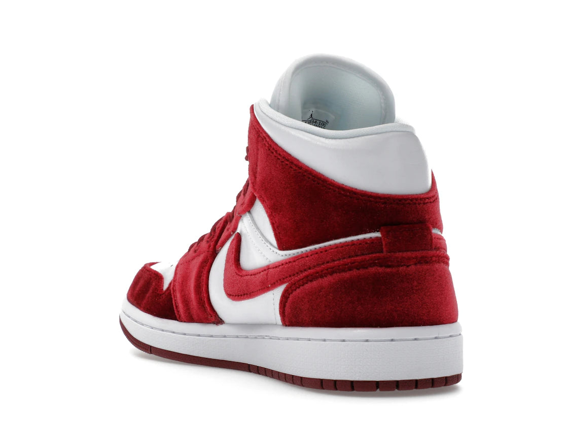 Jordan 1 Mid SE Red Velvet (Women's) - vue secondaire B