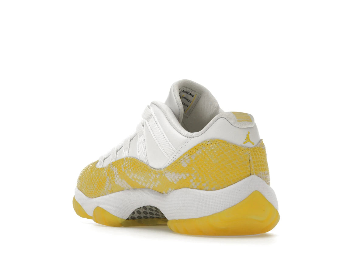Jordan 11 Retro Low Yellow Snakeskin (Women's) - vue secondaire B