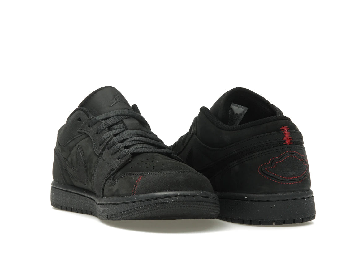 Jordan 1 Low SE Craft Dark Smoke Gray Varsity Red - vue secondaire B