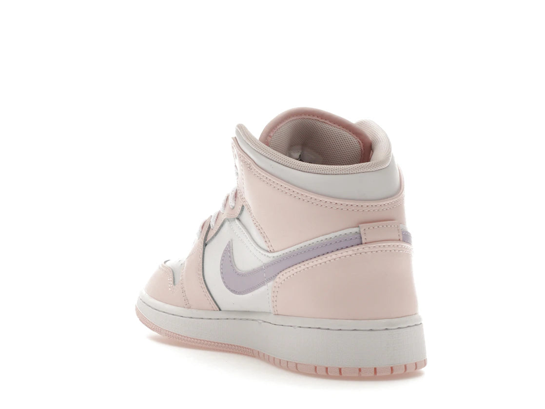 Jordan 1 Mid Pink Wash (GS) - vue secondaire B