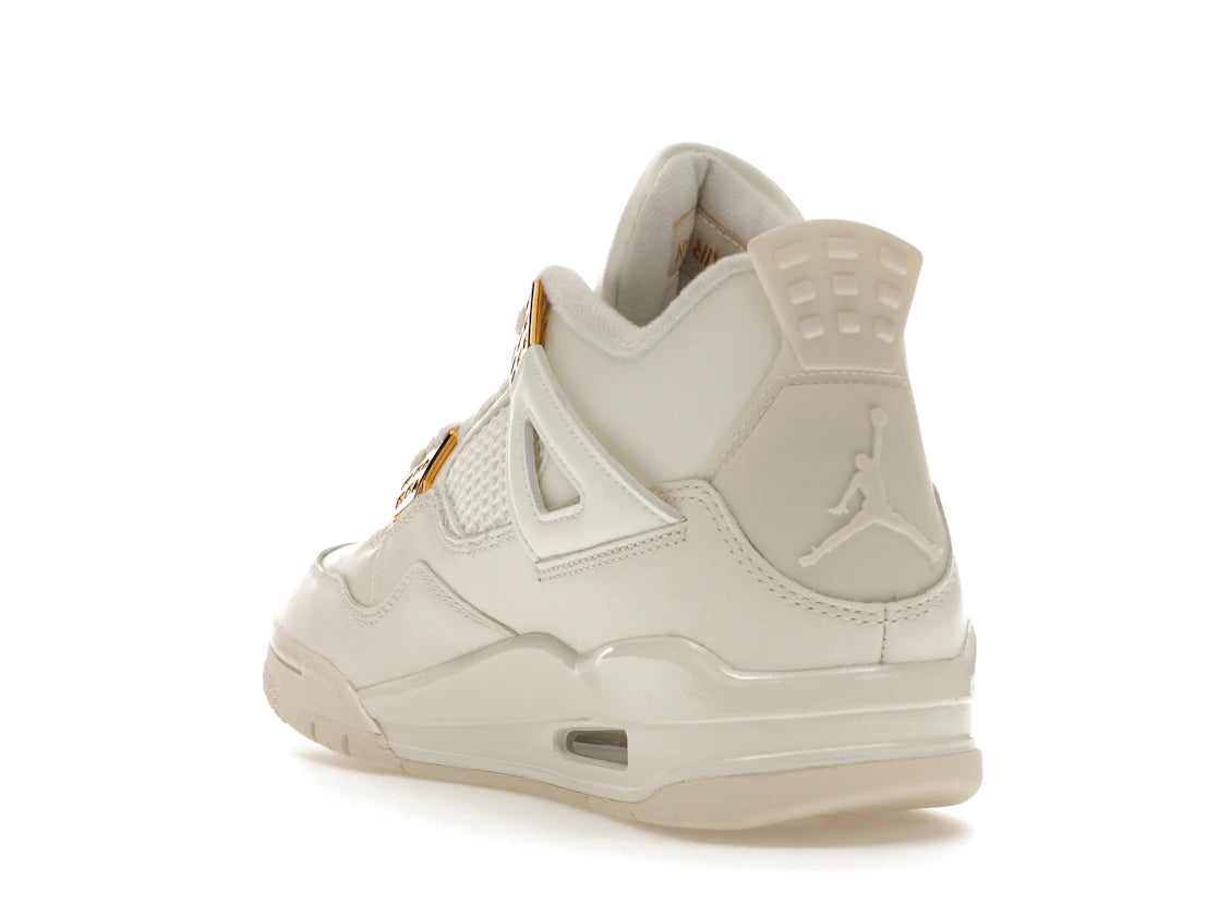 Jordan 4 Retro Metallic Gold (Women's) - vue secondaire B