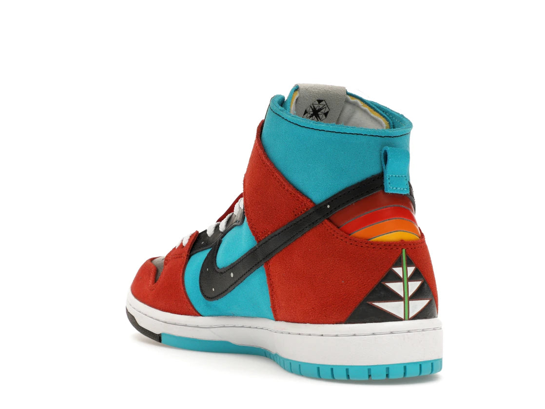 Nike SB Dunk High Di'orr Greenwood Navajo Arts - vue secondaire B