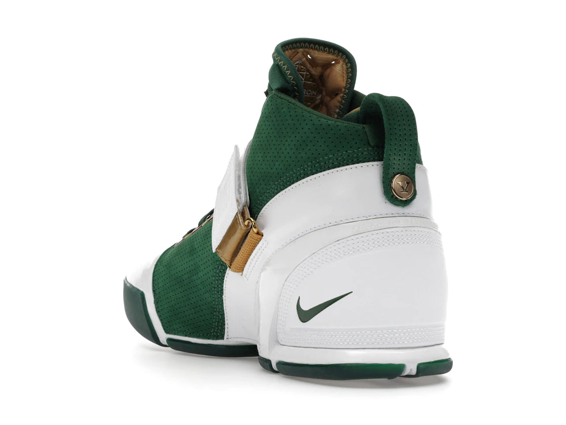 Nike LeBron 5 Gorge Green Metallic Gold - vue secondaire B