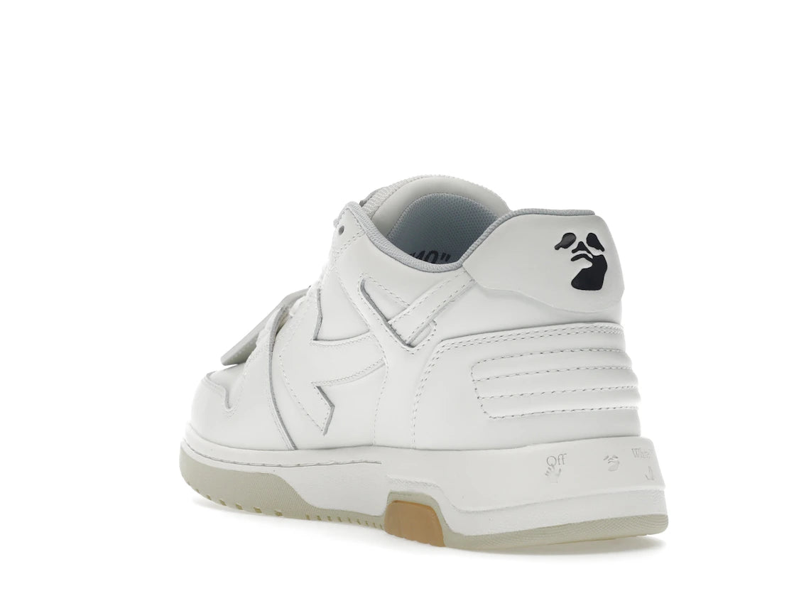 OFF-WHITE Out Of Office OOO Low Tops für Spaziergänge Weiß Schwarz - vue secondaire B