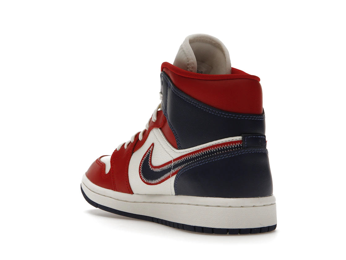 Jordan 1 Mid USA (2022) (Women's) - vue secondaire B