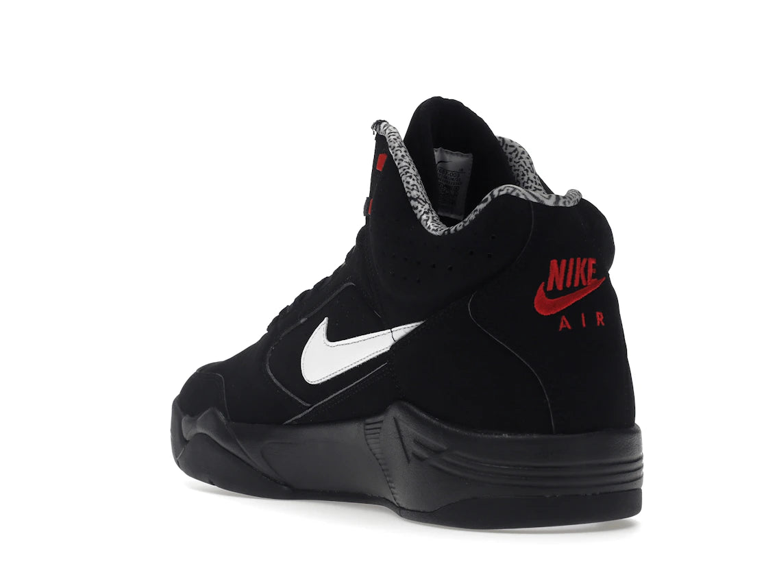 Nike Air Flight Lite II Mid Black White Varsity Red - vue secondaire B