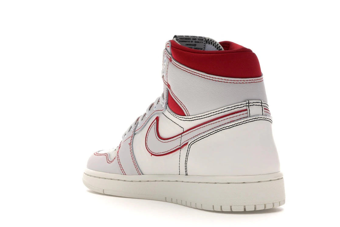 Jordan 1 Retro High Phantom Gym Red - vue secondaire B