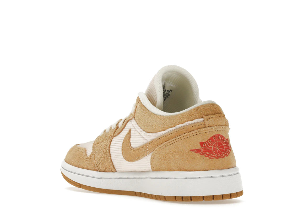 Jordan 1 Low SE Twine Orange Quartz Corduroy (Women's) - vue secondaire B