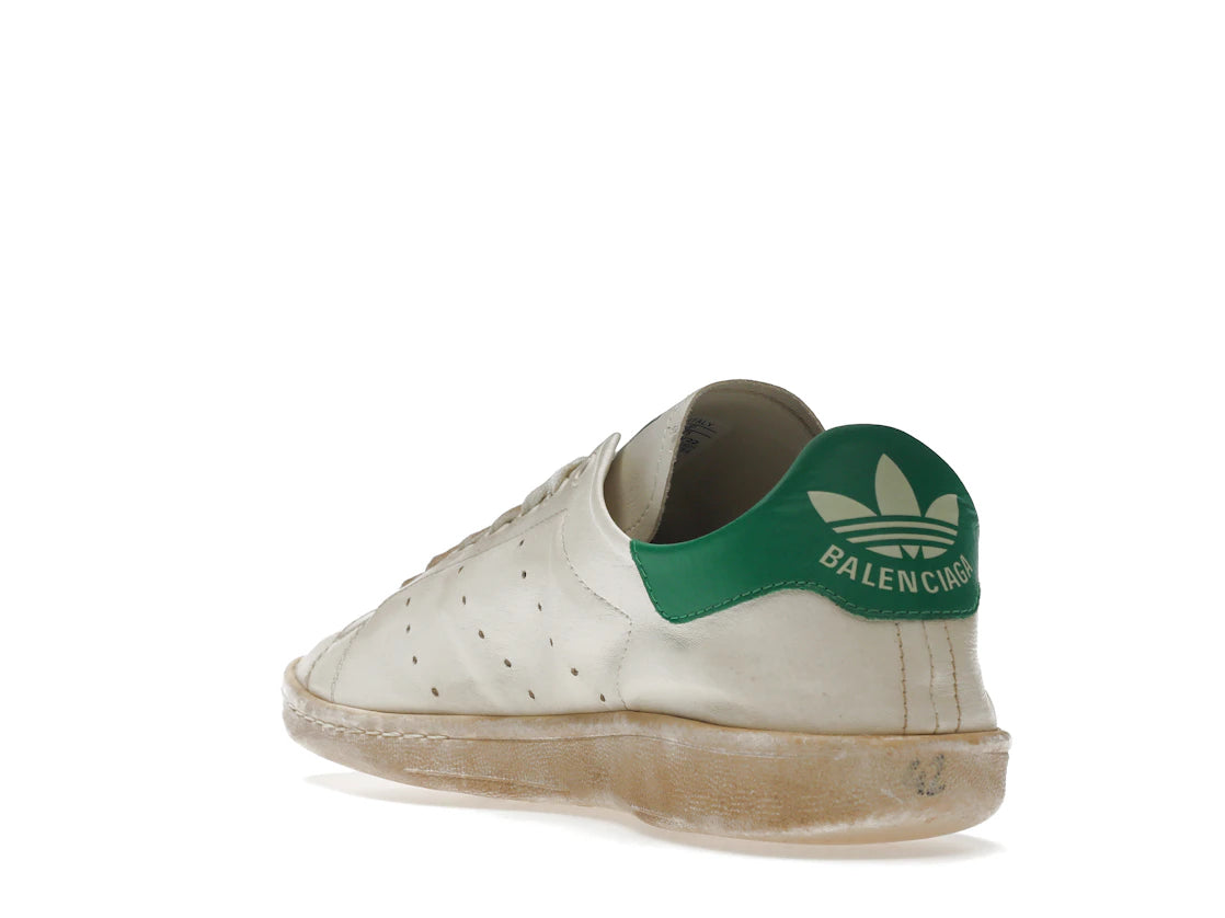 Balenciaga x adidas Stan Smith Worn-Out Weiß Grün - vue secondaire B