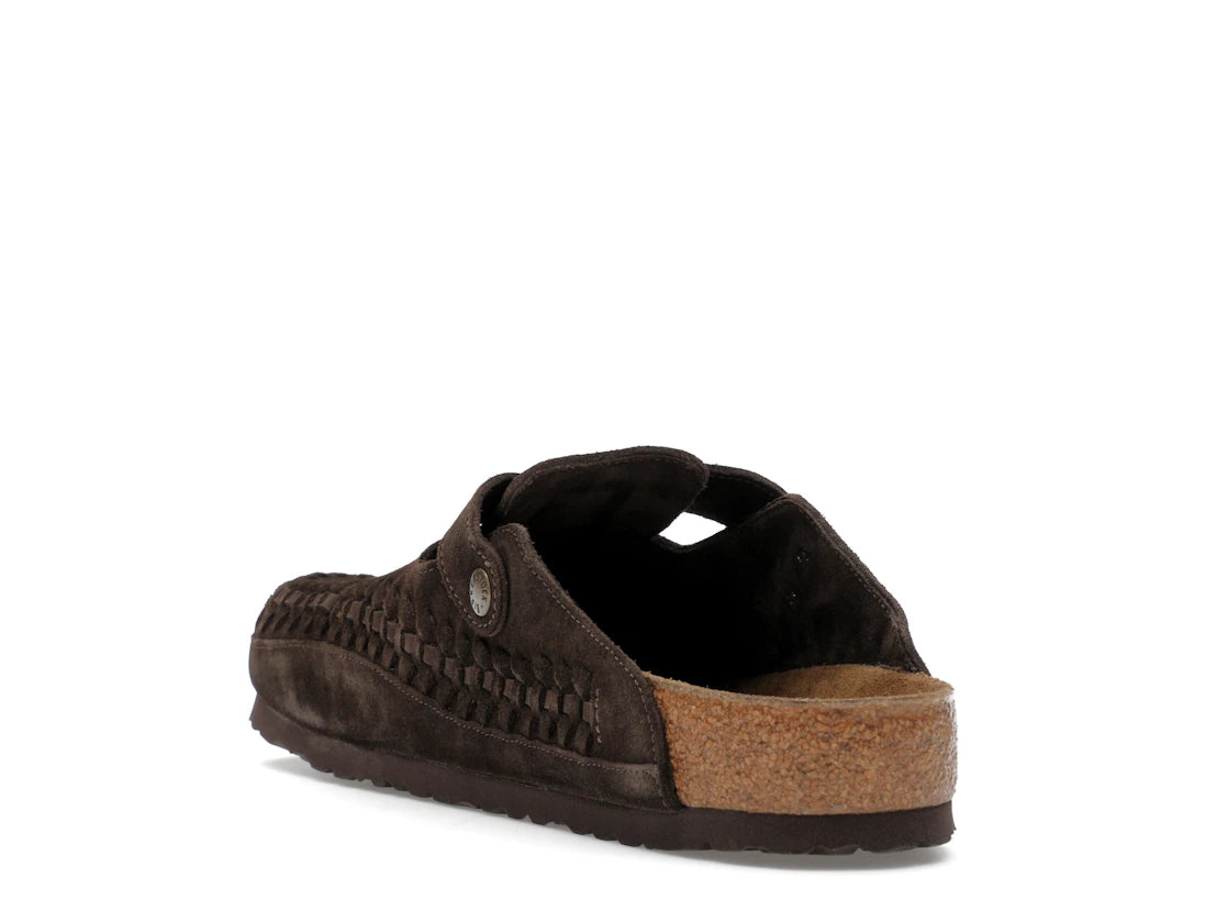 Birkenstock Boston Braided Suede Kith Mocca - vue secondaire B