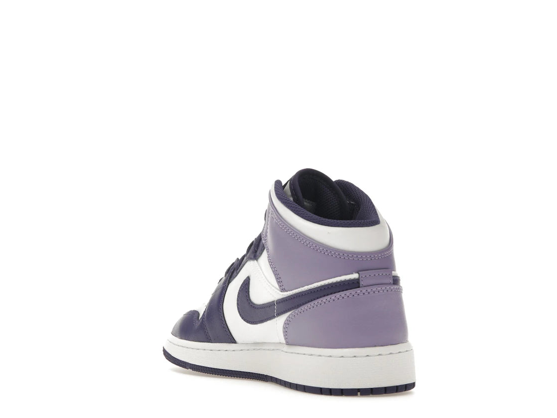 Jordan 1 Mid White Sky J Purple (GS) - vue secondaire B