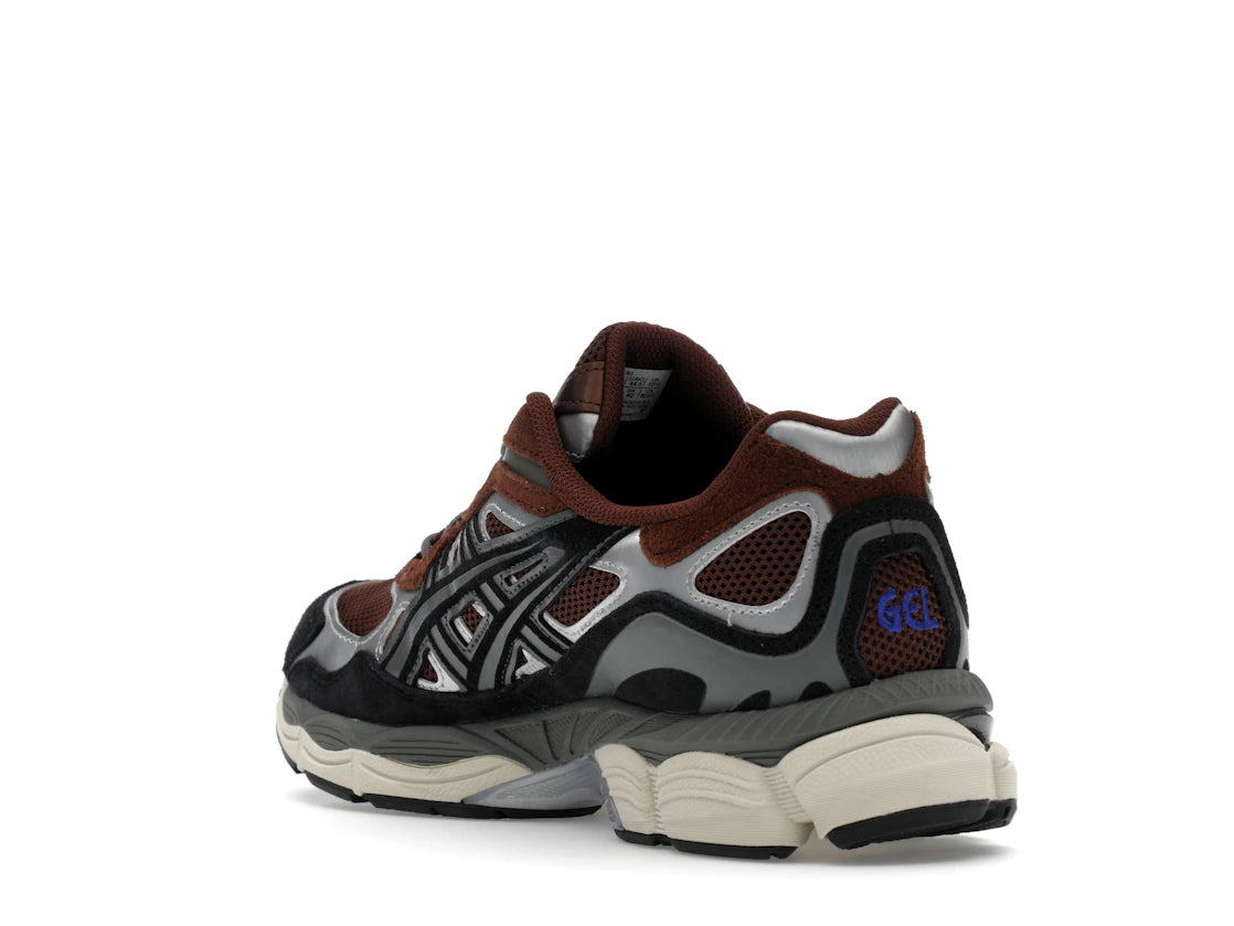 ASICS Gel-NYC Rotbraun Steeple Gray - vue secondaire B