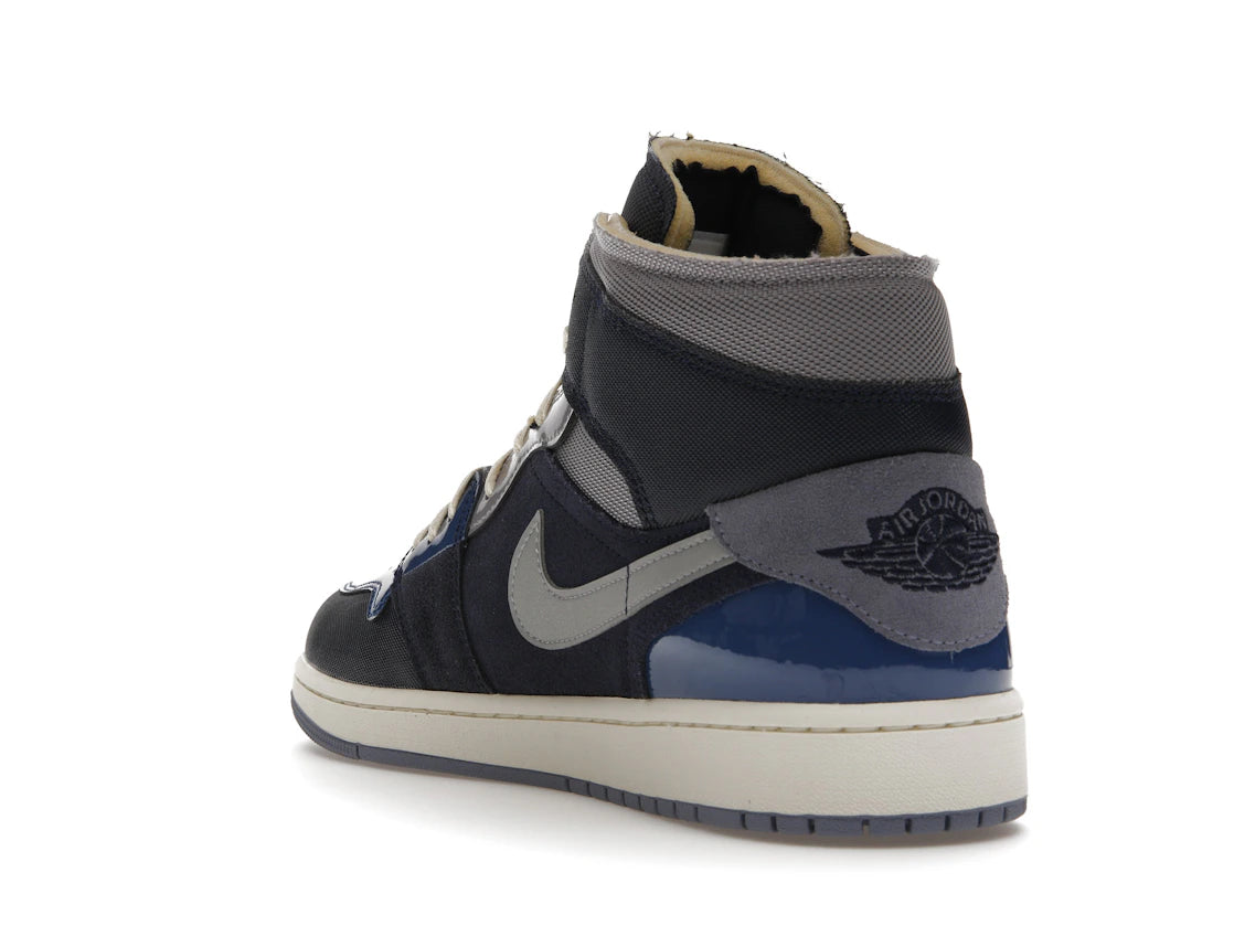 Jordan 1 Mid SE Craft Obsidian French Blue Ashen Slate White - vue secondaire B