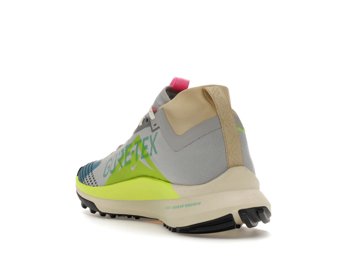 Nike React Pegasus Trail 4 Gore-Tex Wolf Grey Volt - vue secondaire B