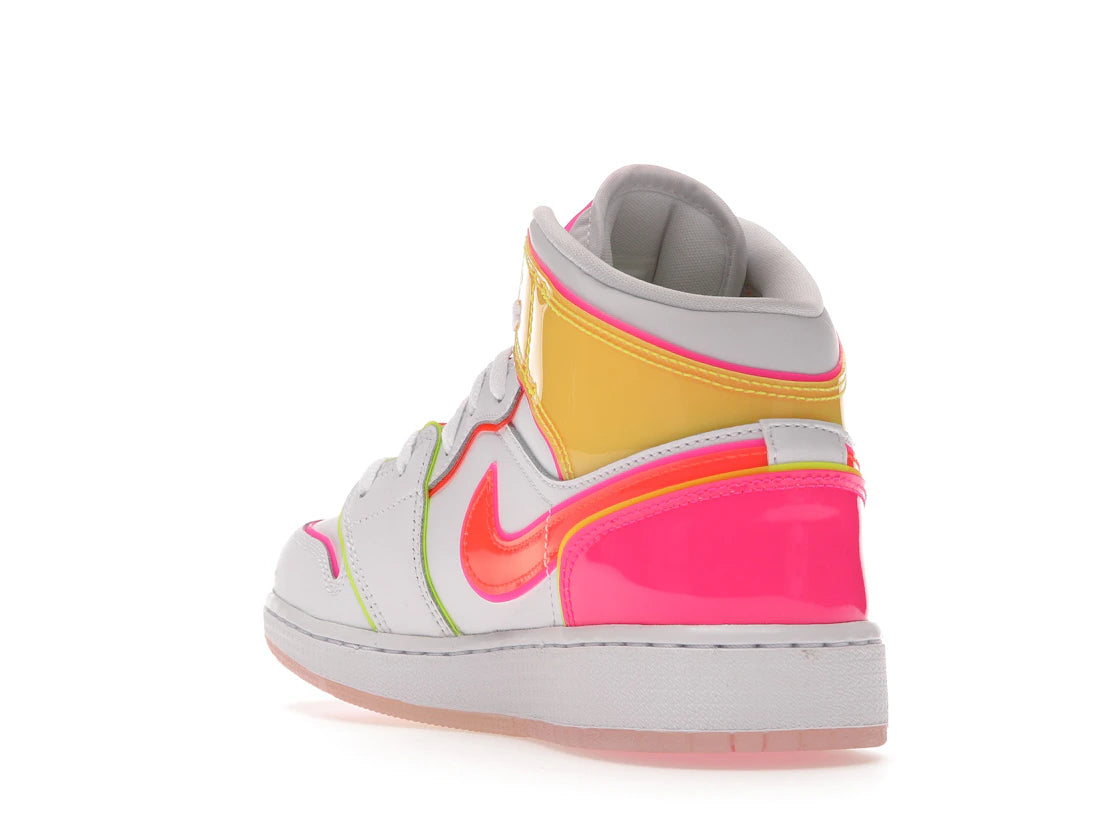 Jordan 1 Mid Edge Glow (GS) - vue secondaire B