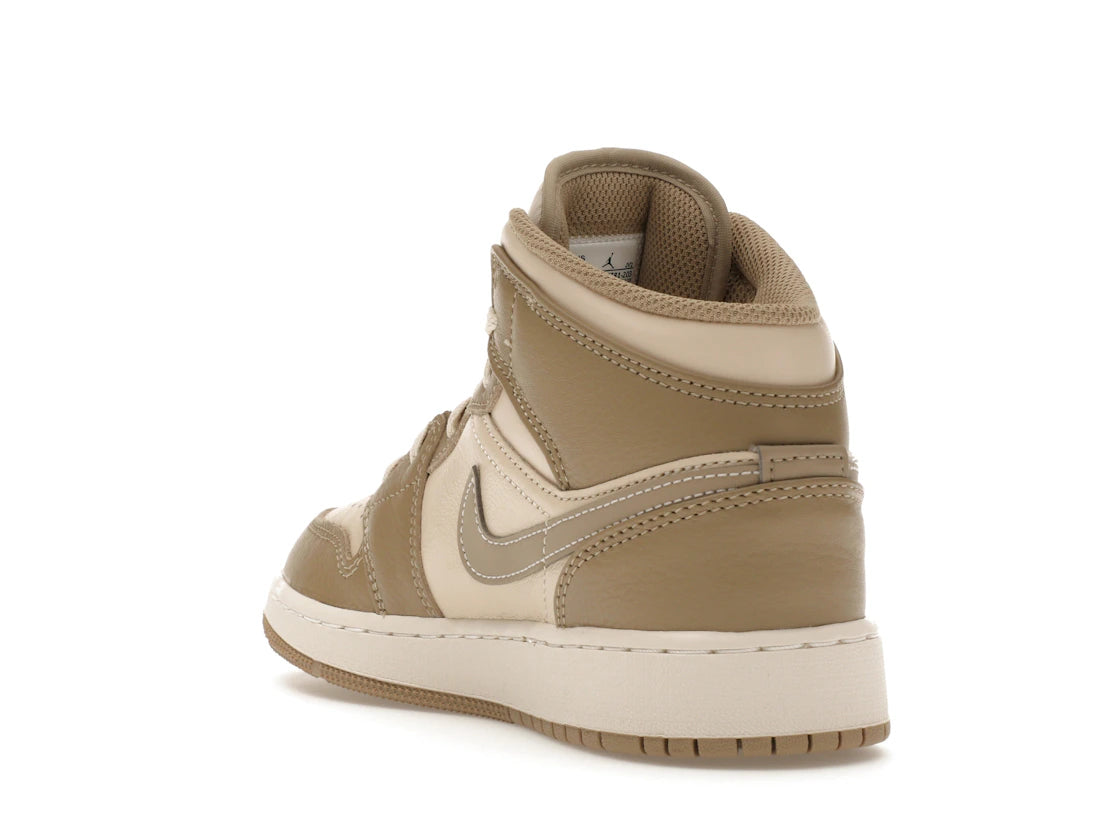 Jordan 1 Mid Legend Brown (GS) - vue secondaire B