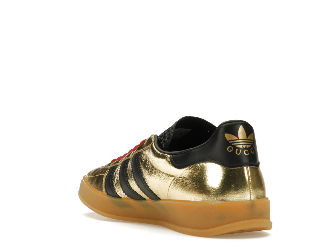 adidas x Gucci Gazelle Metallic Gold - vue secondaire B