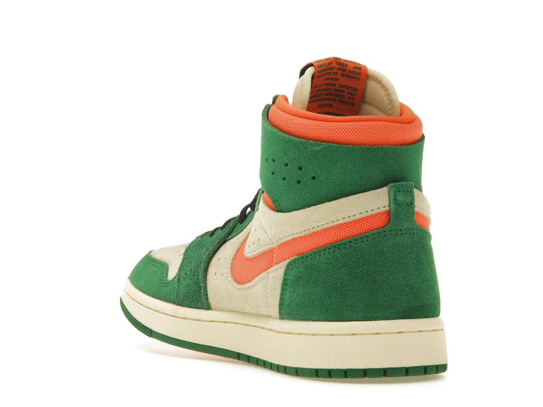 Jordan 1 High Zoom Air CMFT 2 Pine Green Orange Blaze (Damen) - vue secondaire B
