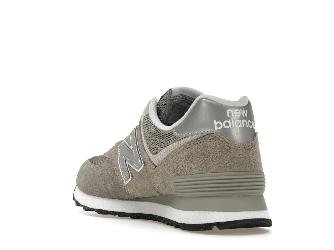 New Balance 574 Grau Weiß - vue secondaire B