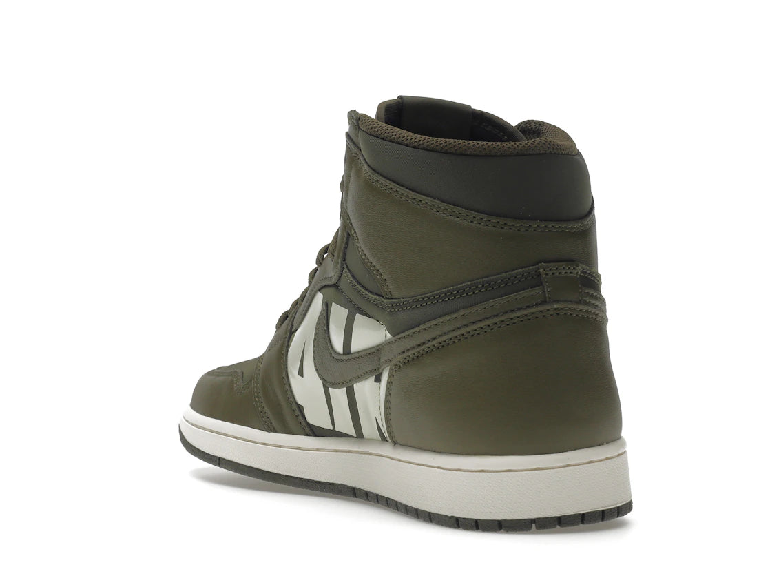Jordan 1 Retro High Olive Canvas - vue secondaire B