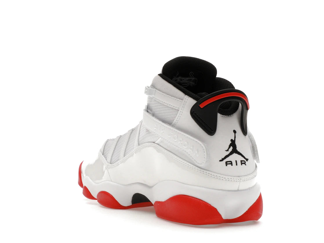 Jordan 6 Rings White University Red Black - vue secondaire B