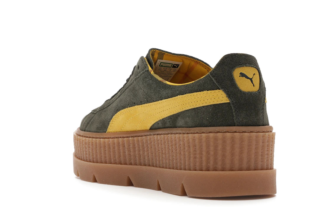 Puma Cleated Creeper Rihanna Fenty Suede Green (Women's) - vue secondaire B