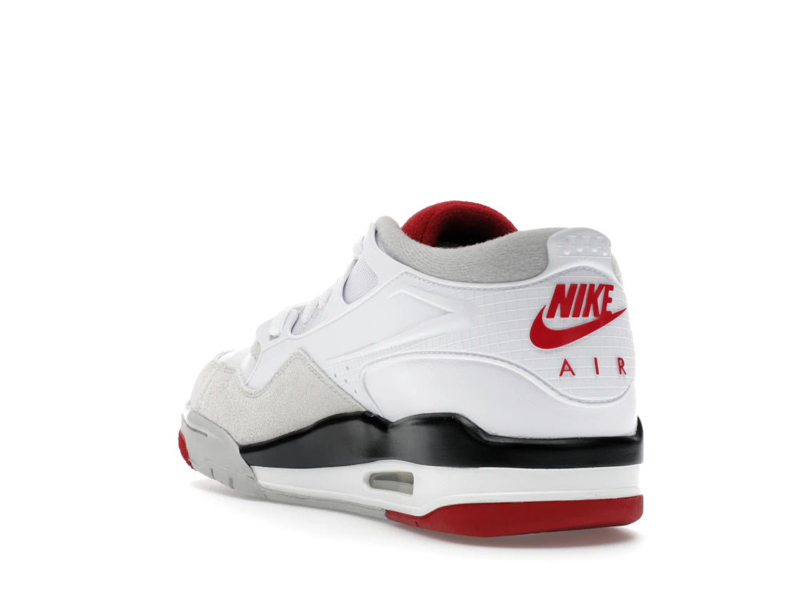 Jordan 4 RM Weiß/Feuerrot - vue secondaire B