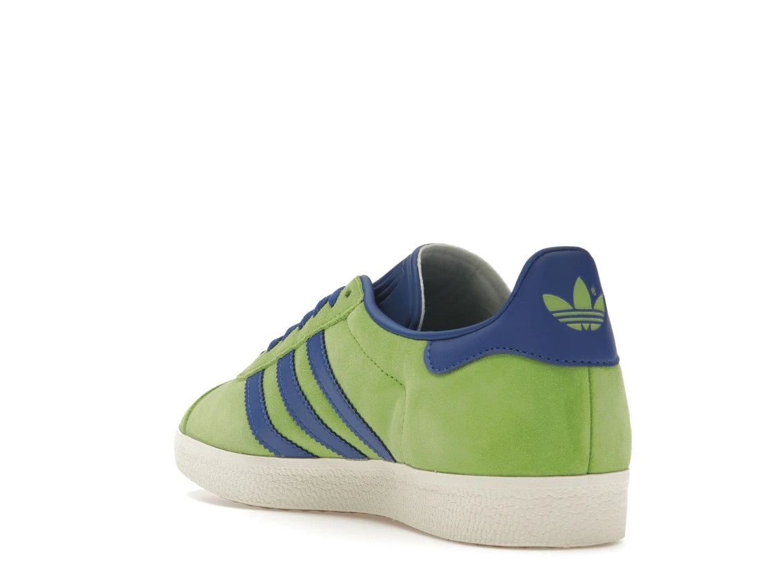 adidas Gazelle Lime Royal Blue - vue secondaire B